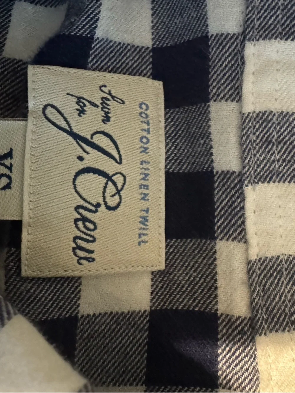 J.‎ Crew Men's Blue Solid and Navy White Gingham Button-Down Shirts